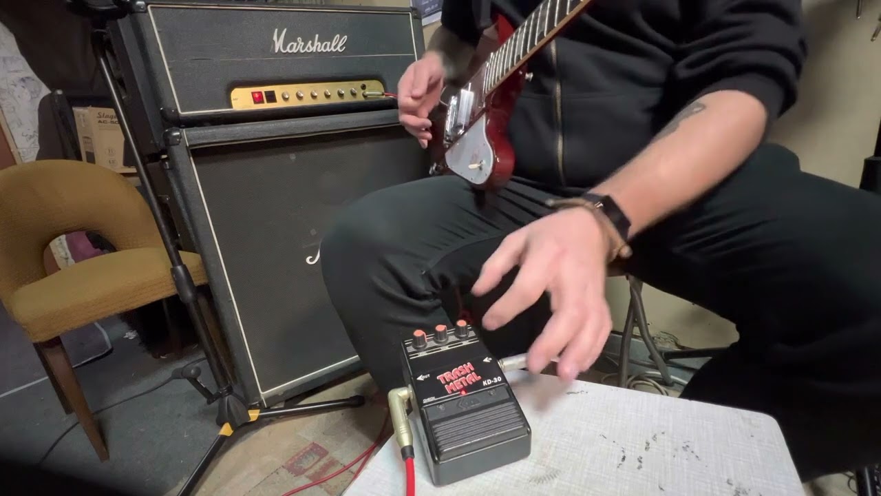 Koda Trash Metal KD-30 with Marshall JMP2203 and Gibson Firebird