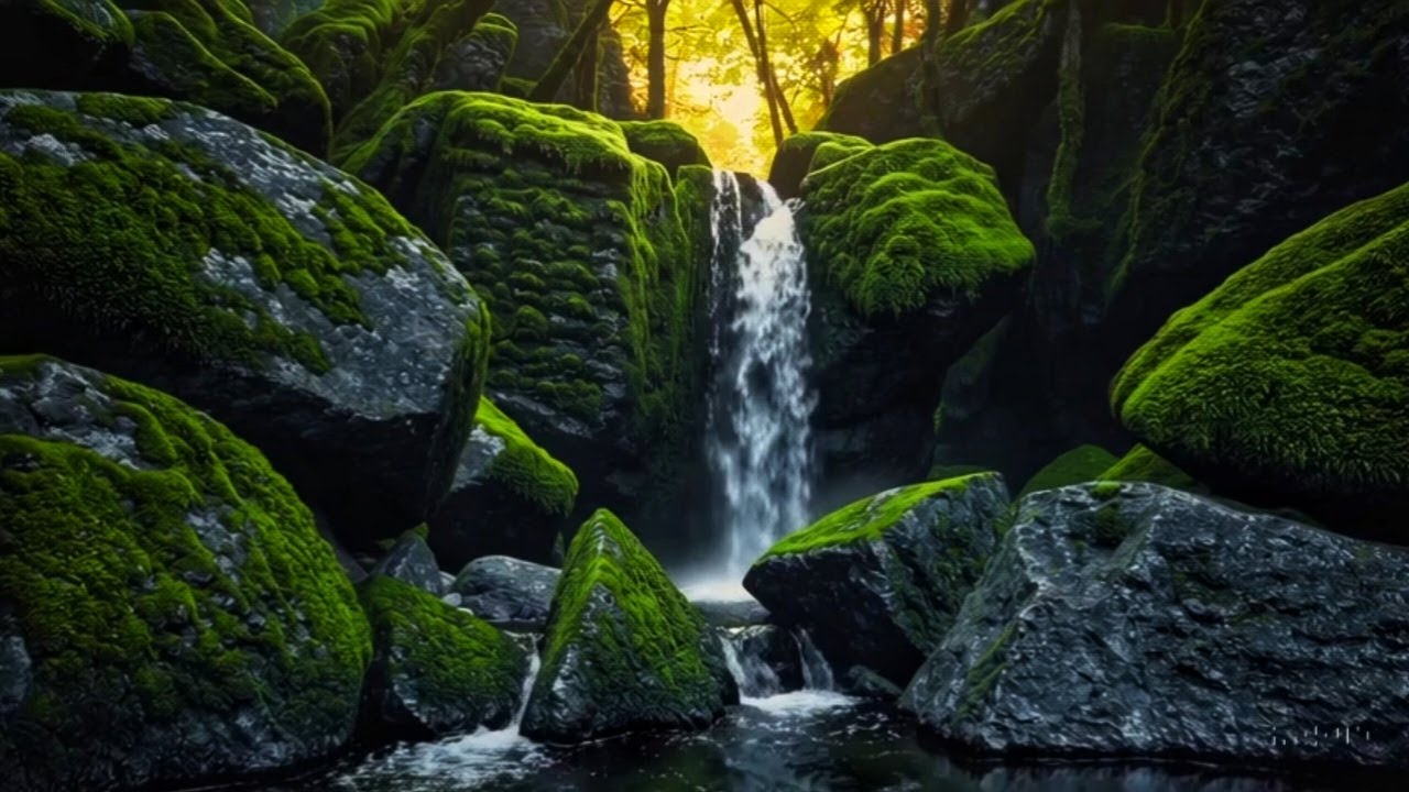 Relaxing Piano and Flowing Water Sounds for Healing and Better Sleep 🌿