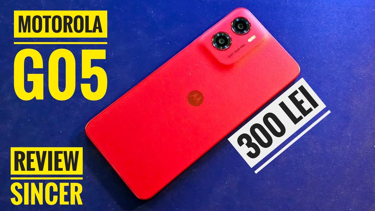 MOTOROLA de 300 LEI la REVIEW | MOTO G05 Full Review în Limba Română