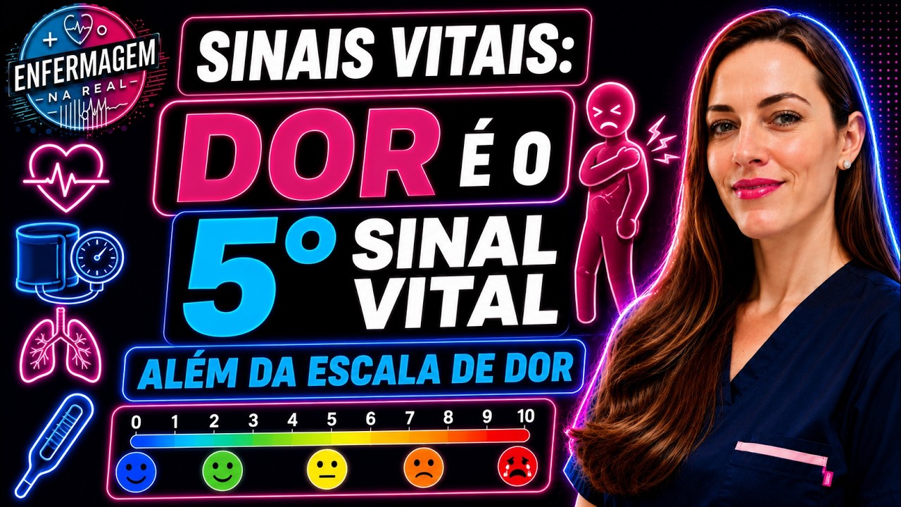SINAIS VITAIS: MUITO ALÉM DA ESCALA DE DOR — Como Avaliar Corretamente a Dor!
