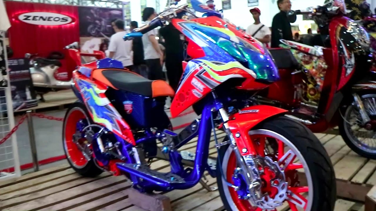 Modifikasi Ekstrim Honda Beat jadi Motor Balap Keren - Pemenang Honda Modif Contest 2016