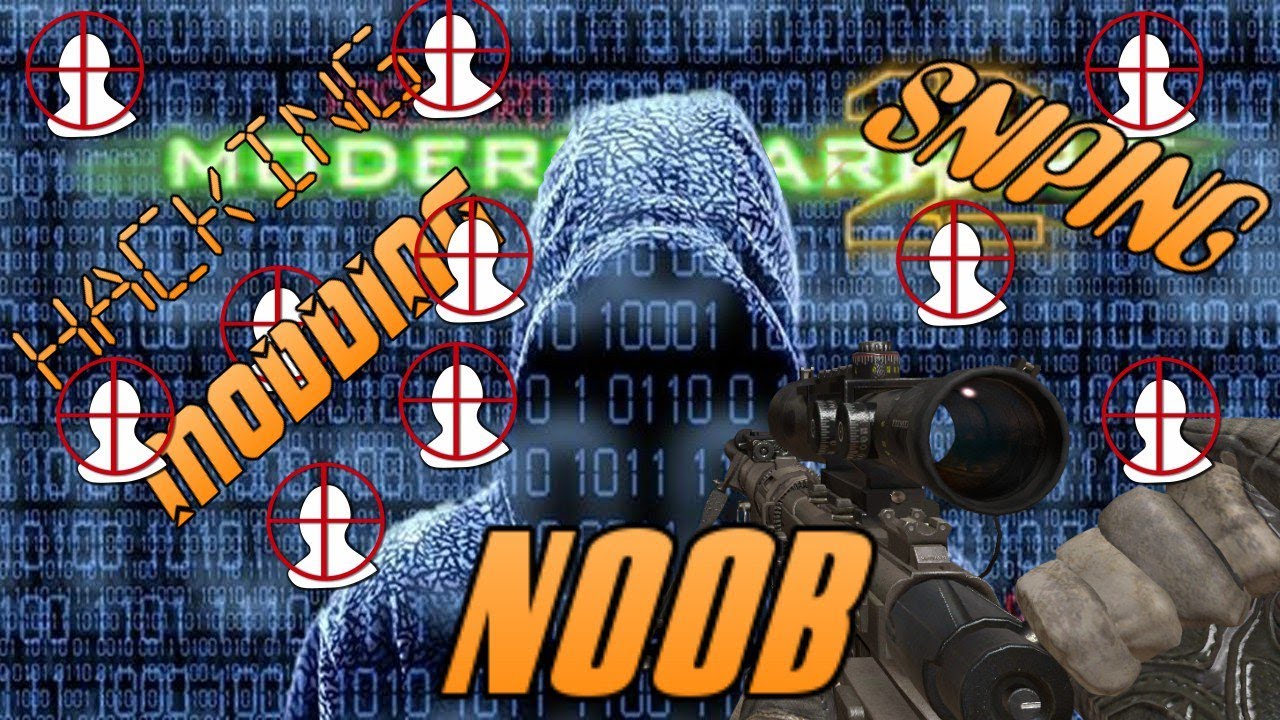 COD, Hacking, Modding, Cheating Noob Of The Week! Akimbo 1887 MW2 Gameplay..