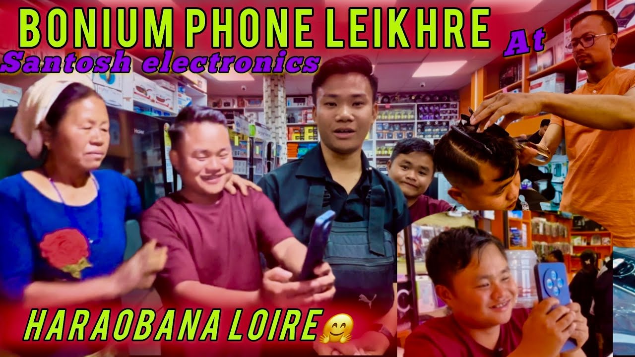 Bonium phone Leikhre haraobana loire😊at santosh electronics  singjamei/ samsu nanna kakhre
