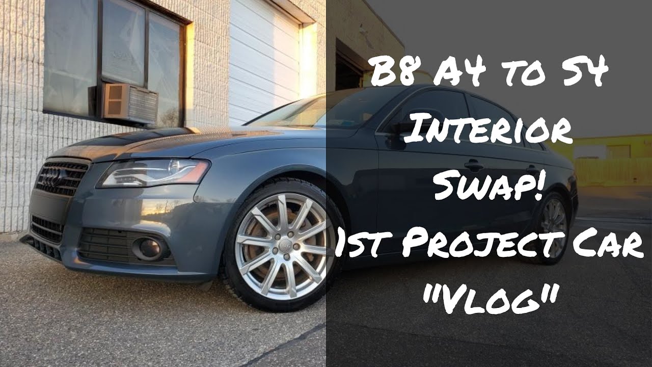 B8 AUDI A4 to S4 HEADLINER & INTERIOR SWAP - DISASSEMBLY & ASSEMBLY