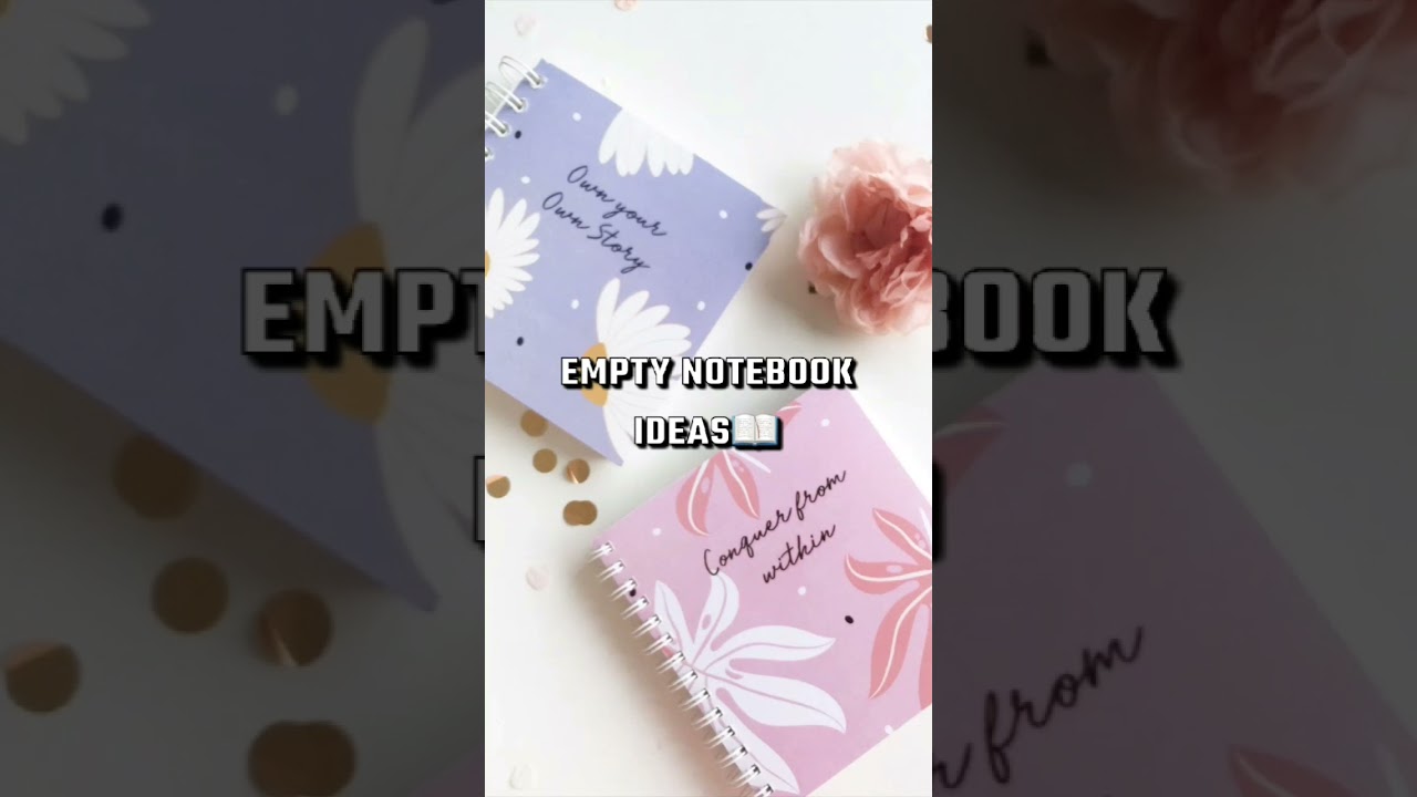 EMPTY NOTEBOOK IDEAS✏                                 #short #try #tips #aesthetics #fyp #emptynote