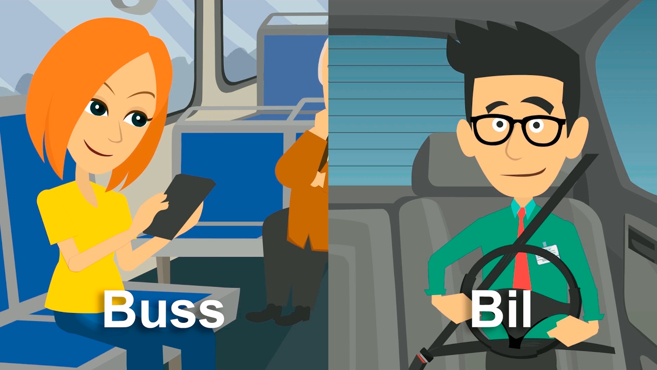 Buss eller bil til jobb?