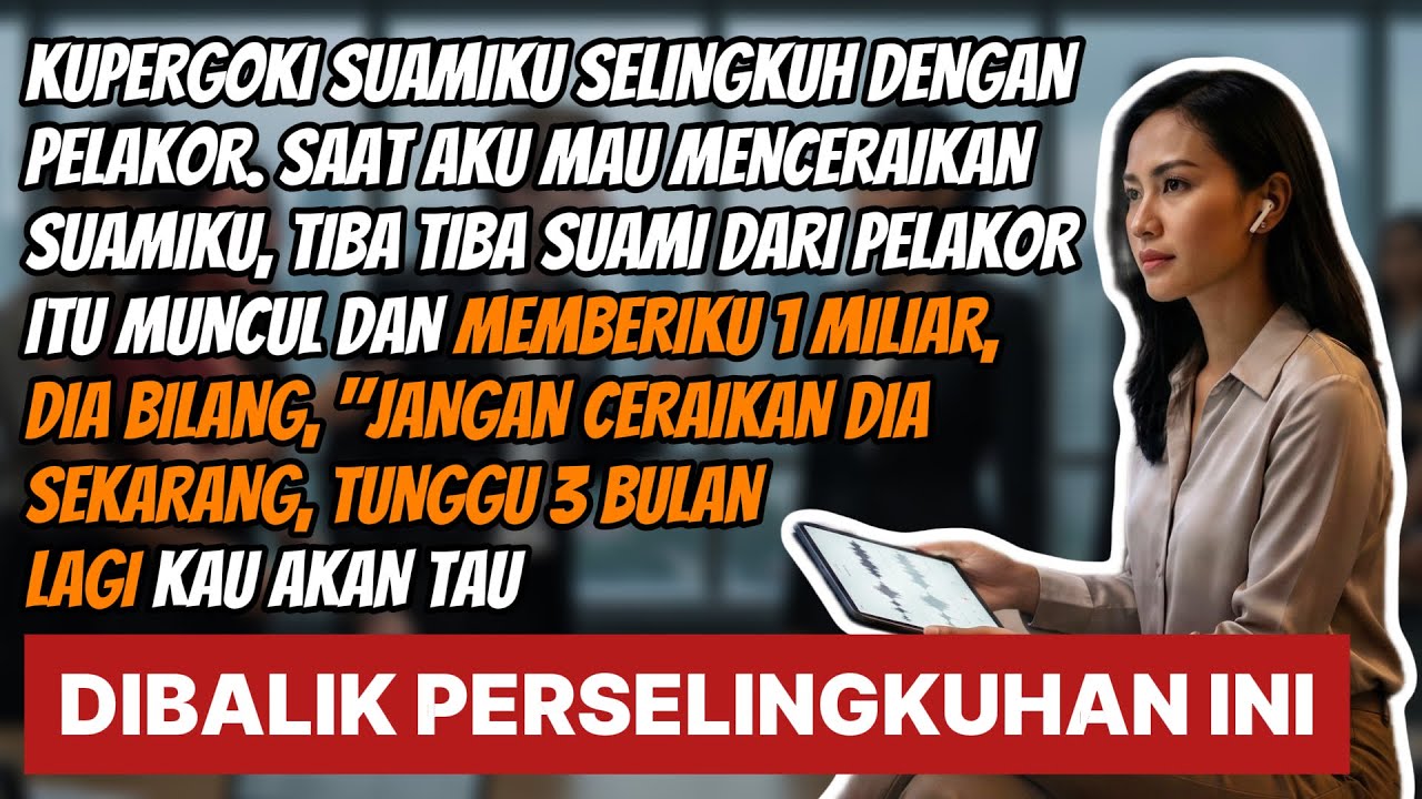 SUAMIKU SELINGKUH. AKU DIBAYAR 1 MILIAR UNTUK BERTAHAN. DAN ITU KESALAHAN TERBESAR MEREKA.
