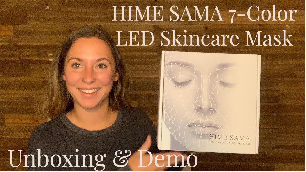 HIME SAMA 7-Color LED Skincare Mask Unboxing, Demo & Review | SHOCKINGLY Good