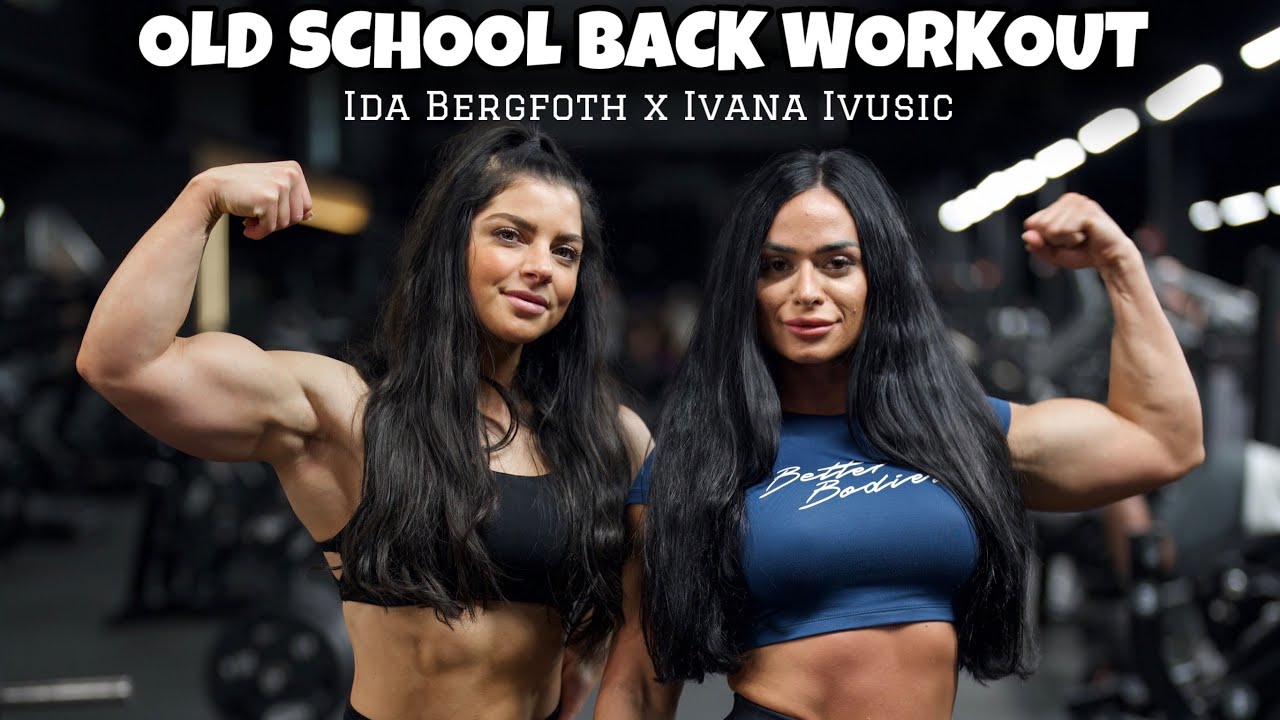 OLD SCHOOL BACK WORKOUT with IFBB PRO Ivana Ivusic