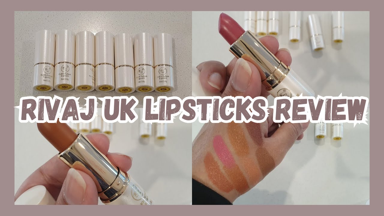 Rivaj UK Lipsticks Review With Swatches| Affordable Lipsticks| Top Shades from Rivaj Uk Lipsticks