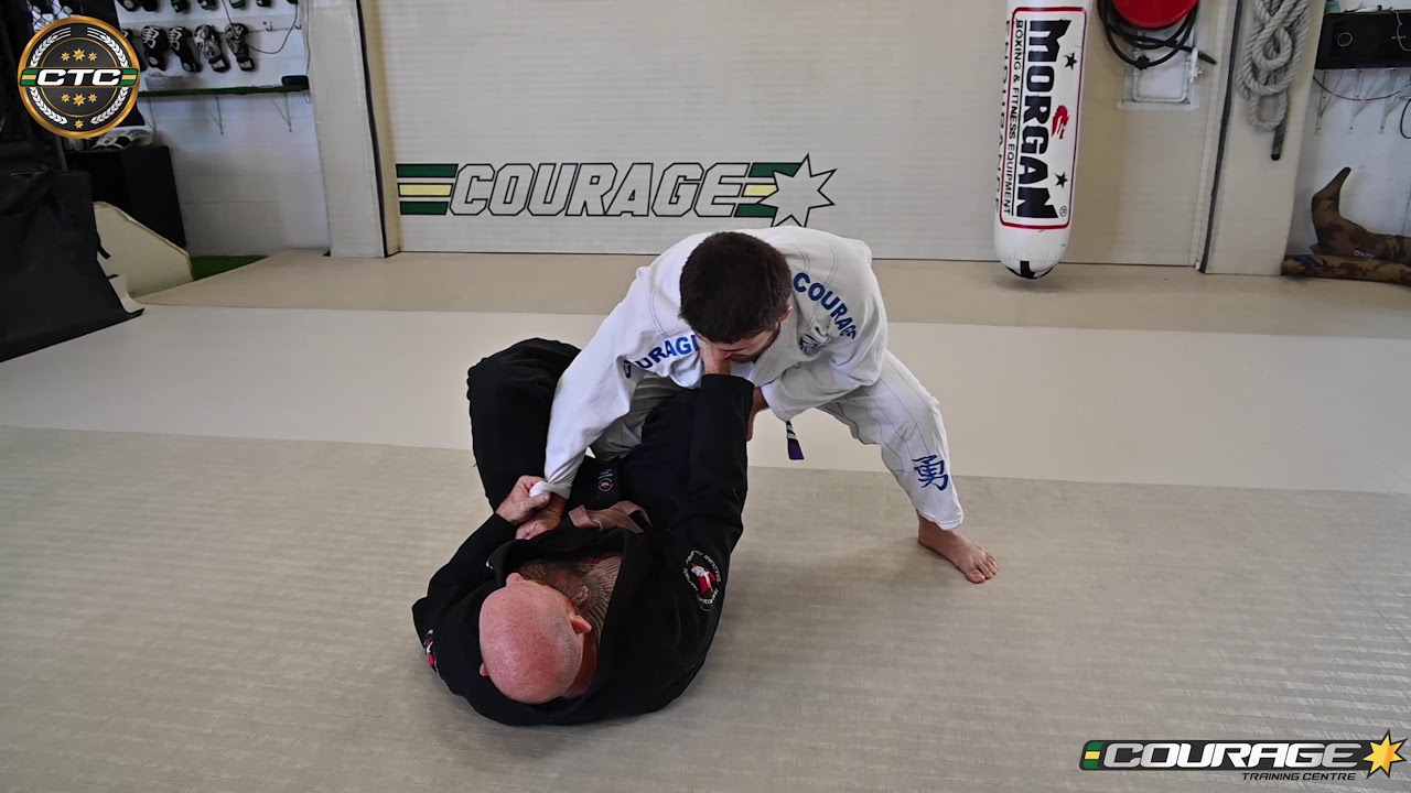 Half guard bottom to inside/rev de la riva