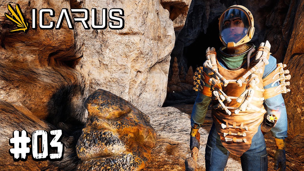 ENCONTRAMOS A NOSSA PRIMEIRA CAVERNA! FARMANDO FERRO! - ICARUS #03