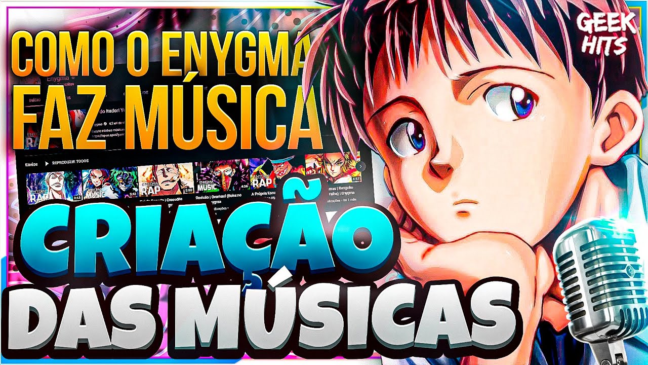 Enygma 'ENSINA' como FAZER RAP GEEK! 🎤 *como ele cria as suas m&uacute;sicas 😼* - GEEK HITS