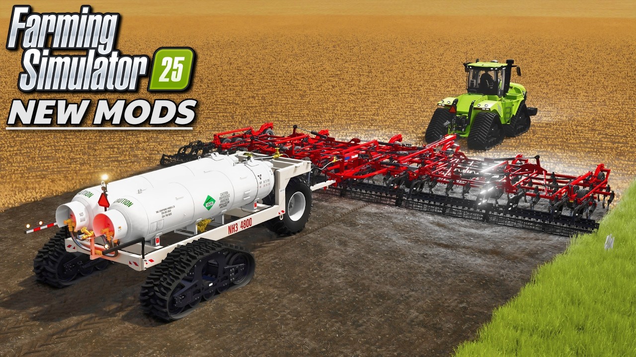New Mods - Tiger-Mate & Trailed Tank, Narrow Vineyards, & More! | FS25 Mods