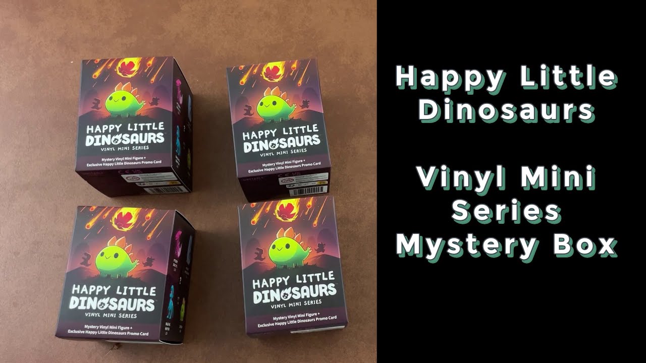 Happy Little Dinosaurs Vinyl Mini Series | Opening 4 boxes