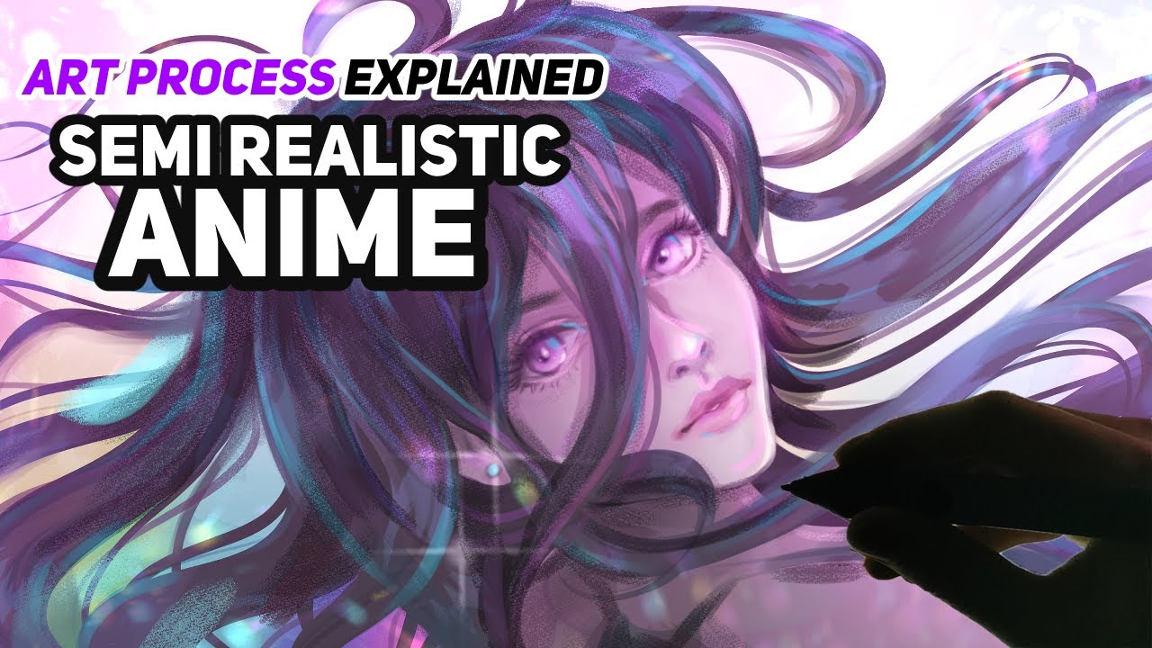 Semi Realistic Anime Inspired Art Style [PROCESS EXPLAINED]