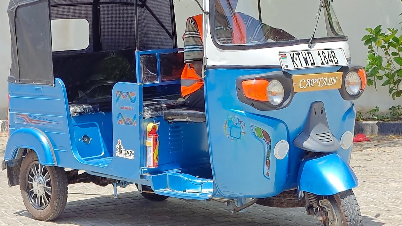 Introducing Euro-Captain fully Electric tuktuk in Mombasa, Kenya.