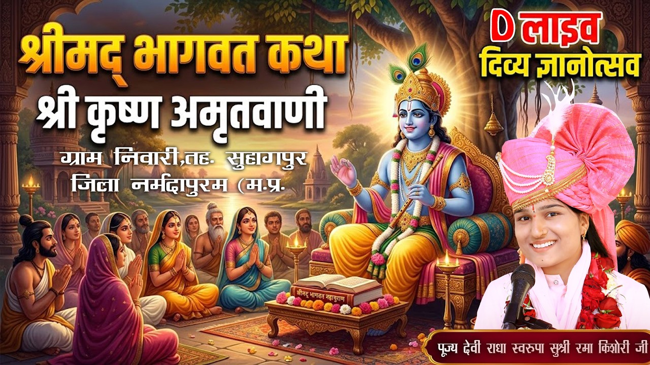 श्री रमा किशोरी जी | DLIVE- DAY -01 |🔴Live बेतवा धारा