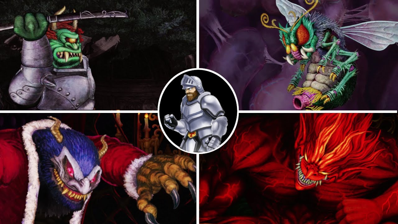 Ghosts n' Goblins Resurrection - ALL BOSSES/BOSS FIGHTS (No Damage) + Ending (Legendary)