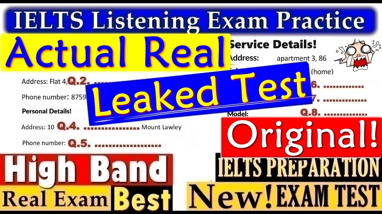 IELTS LISTENING PRACTICE TEST 2026 WITH ANSWERS | 28.08.2026