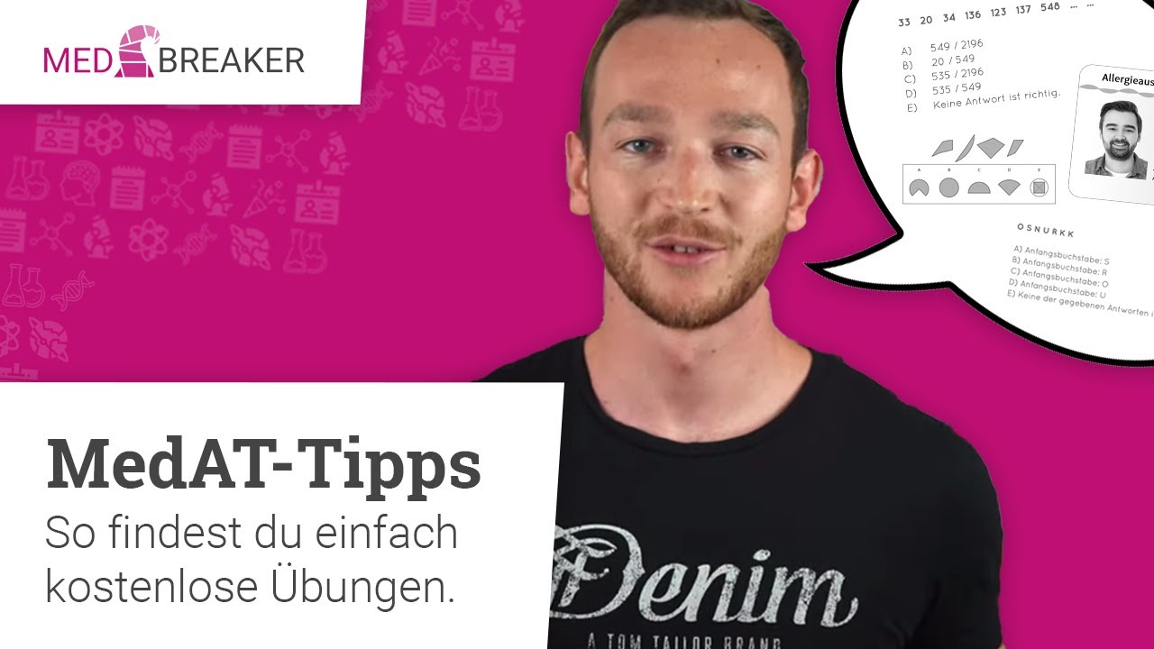 MEDBREAKER MedAT-Tipps | So findest du kostenlose &Uuml;bungen 📚