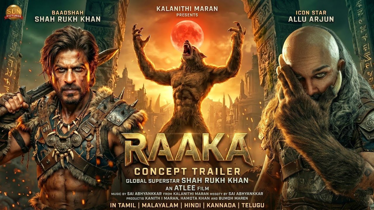 RAAKA - Shah Rukh Khan | Allu Arjun | Deepika Padukone | Concept Trailer | New Hindi Movie 2026