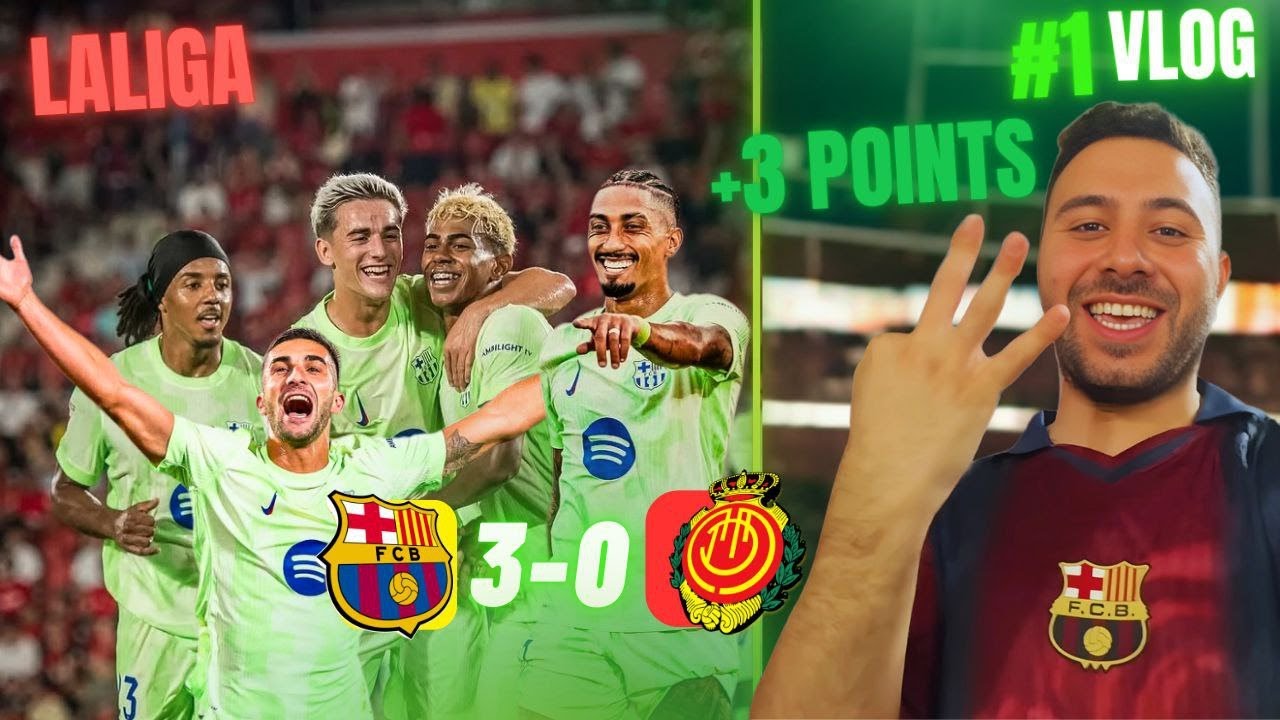 Барса вернулась! | Влог со стадиона – Барселона разгромила Мальорку 3-0