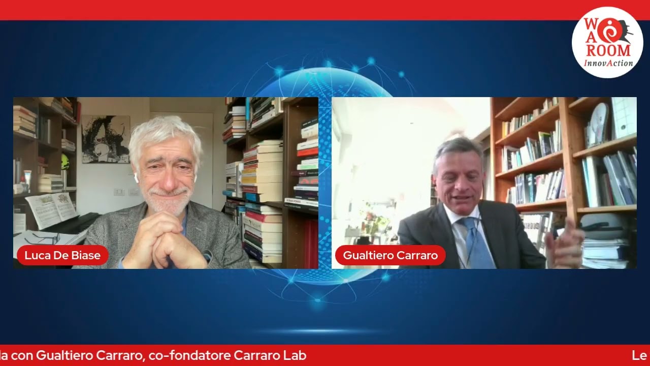 War Room InnovAction - Luca De Biase dialoga con Gualtiero Carraro