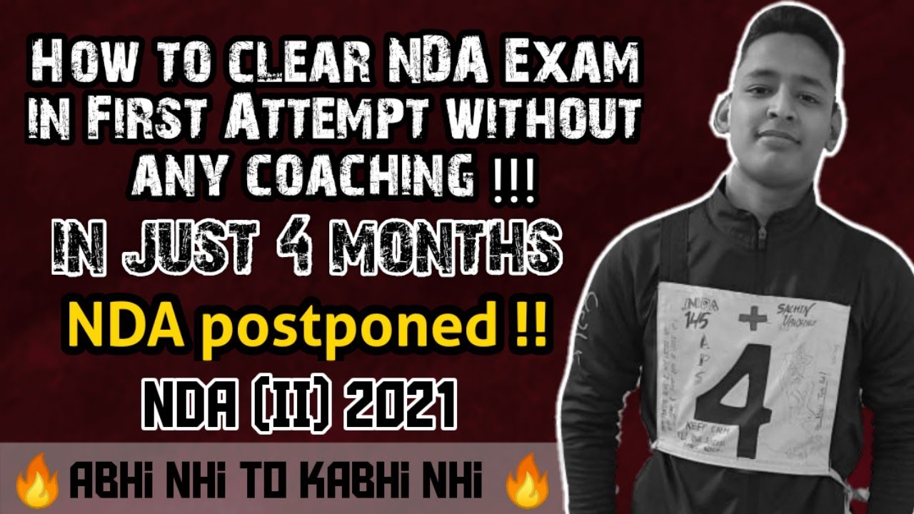 🔥NDA 2 2021 postponed !!|| Best strategy to Clear NDA in 4 months without coaching😮||