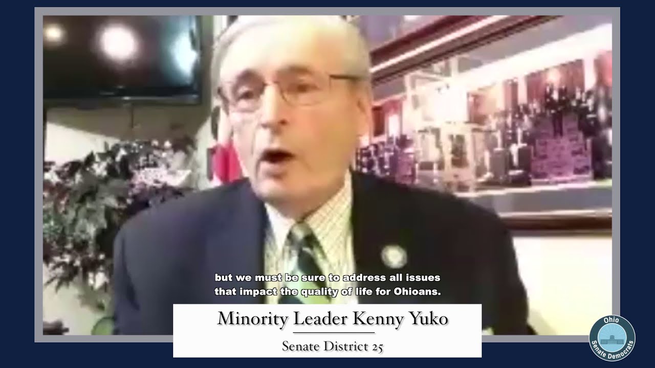 Senate Minority Leader Kenny Yuko Discusses His Priorities the 134th General Assembly