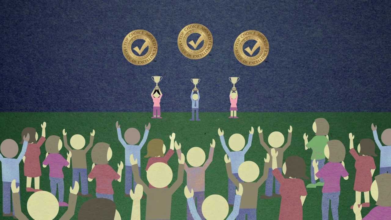 Congratulations! You're a Top Choice Award Winner!