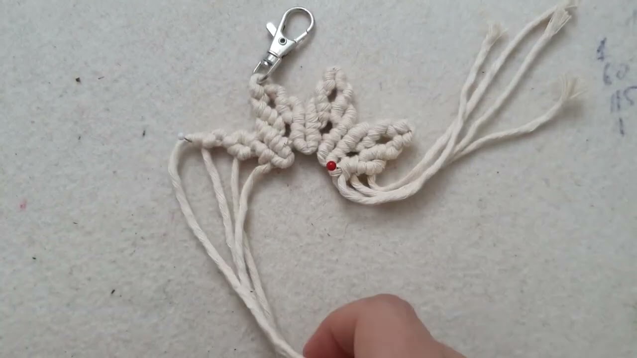 MAKROME YILDIZ ANAHTARLIK NASIL YAPILIR #makrome #macrametutorial #makromeanahtarlık