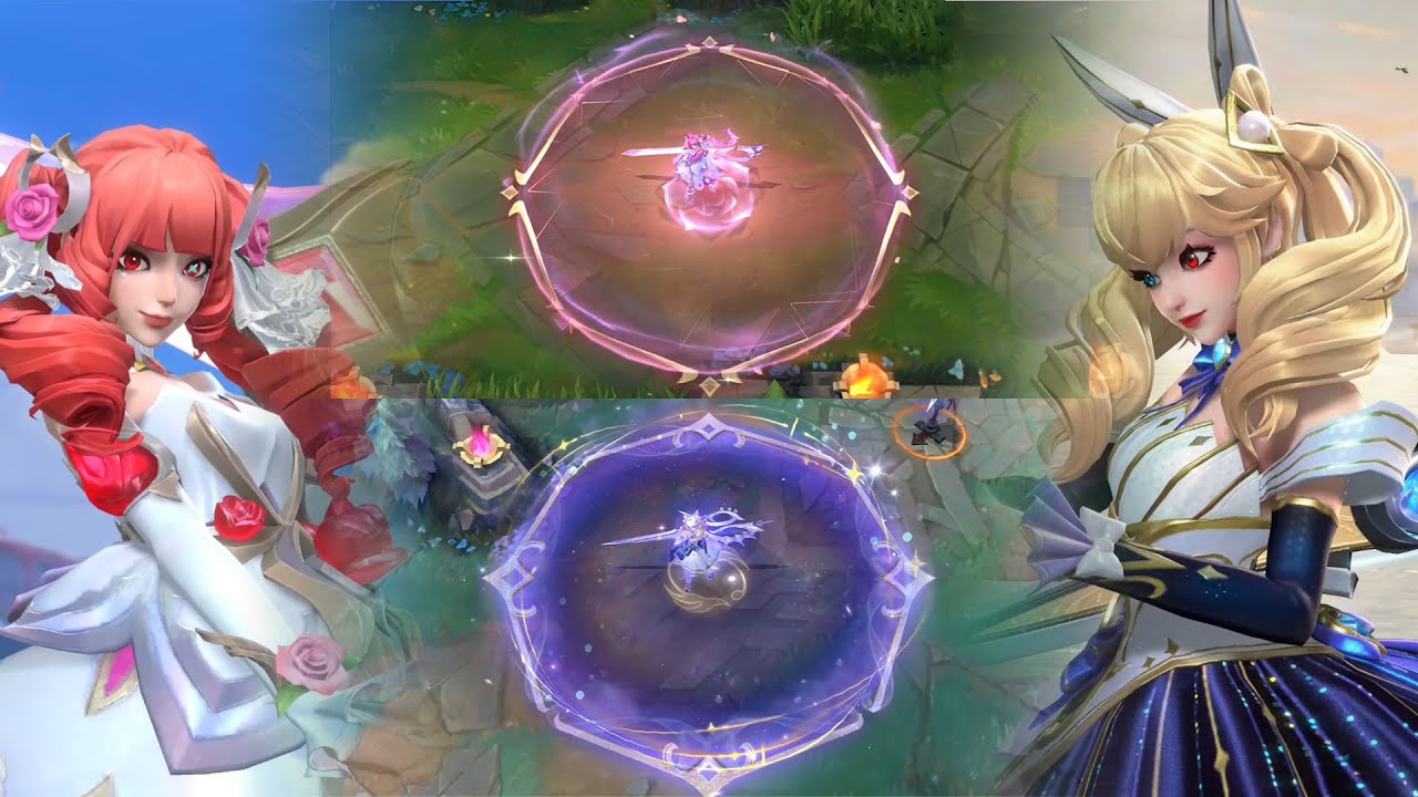 【COMPARISON】 Love Confession Gwen Vs Crystal Rose Gwen || League Of Legends: Wild Rift