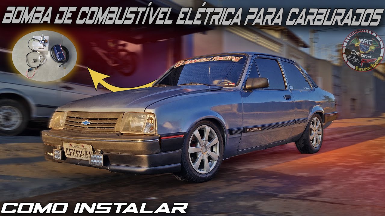 COMO INSTALAR BOMBA DE COMBUSTÍVEL ELÉTRICA PARA CARROS CARBURADOS . CHEVETTE 2E #chevette PT 1