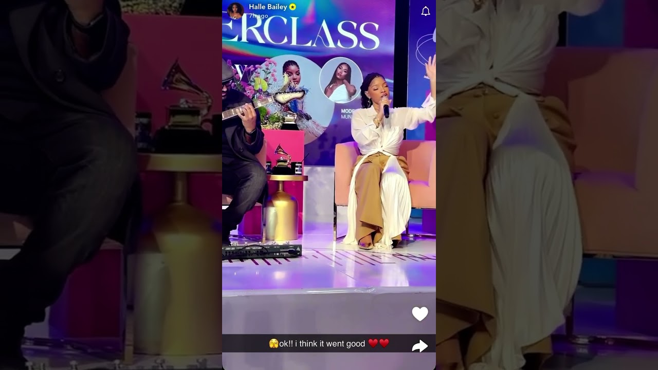 Halle Bailey Performs Angel - Grammys 2024