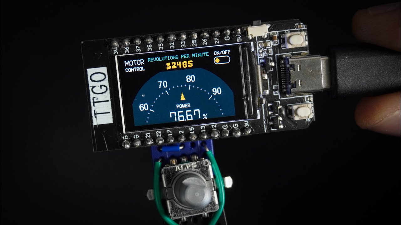 Gauge for ESP32 and TFT (LilyGo T-Display)