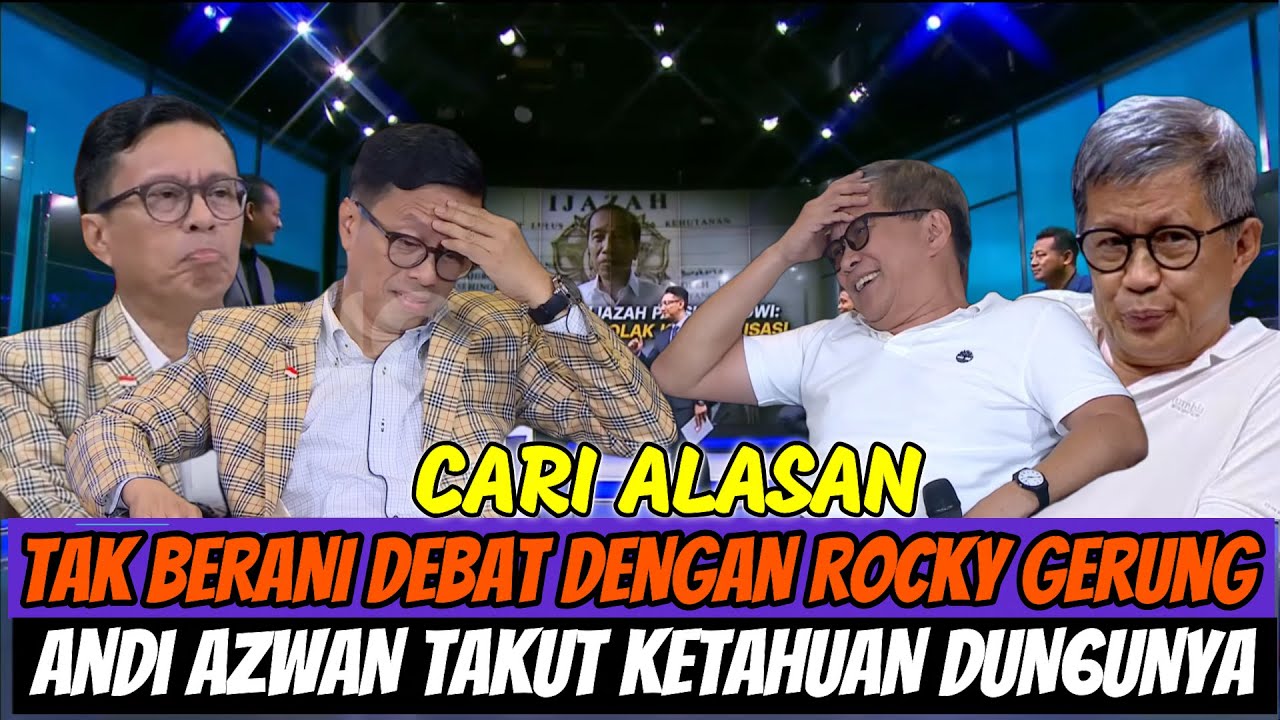 ADEGAN ANDI AZWAN DIBUAT KICEP TAK BERANI BERDEBAT DENGAN ROCKY