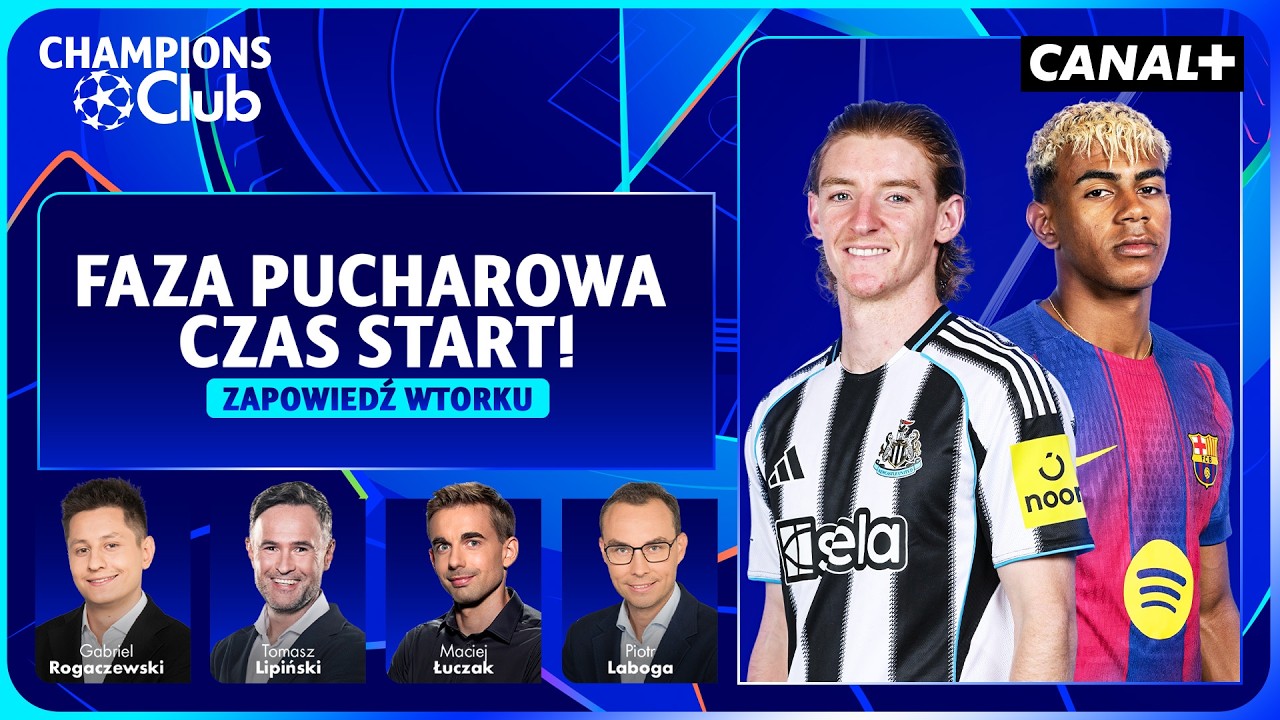CZAS NA 1/8 FINAŁU LIGI MISTRZÓW! BARCELONA JEDZIE DO NEWCASTLE | CHAMPIONS CLUB