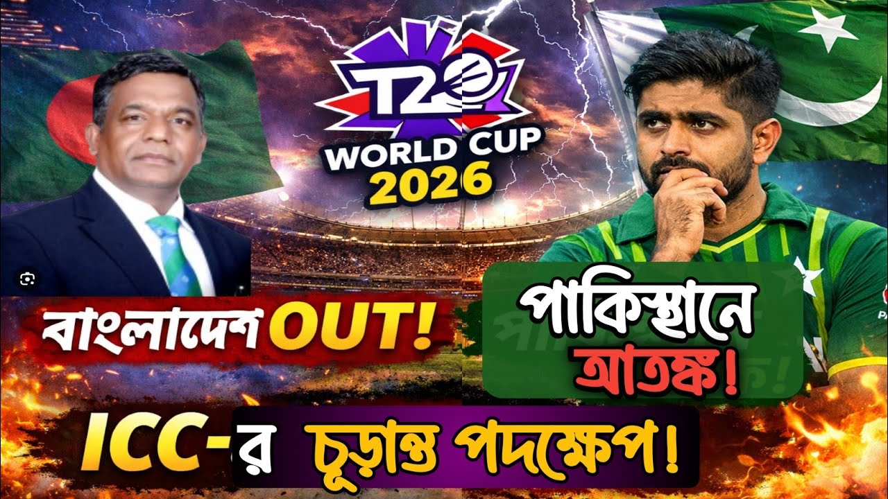বাংলাদেশের ভুলেই সর্বনাশ! এবার বড় বিপদে পড়তে পারে পাকিস্তান! T20 World Cup 2026