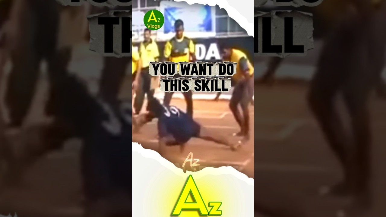 TOE tuch SKILL 😱🥵👍Az vlogs 💛🤼✨...#kabaddi #videos #kabaddivlog  contentinstamood