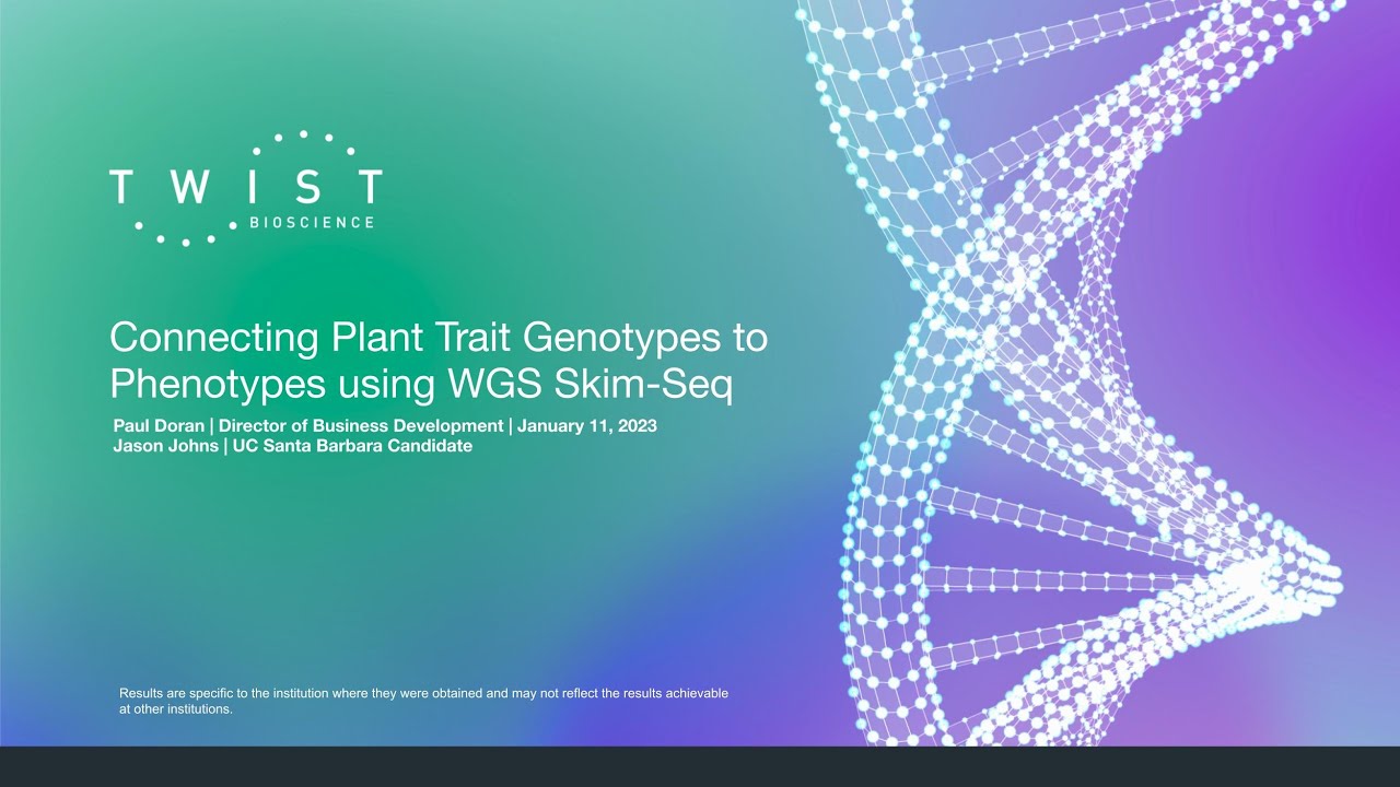 Connecting Plant Trait Genotypes to Phenotypes using WGS Skim-Seq