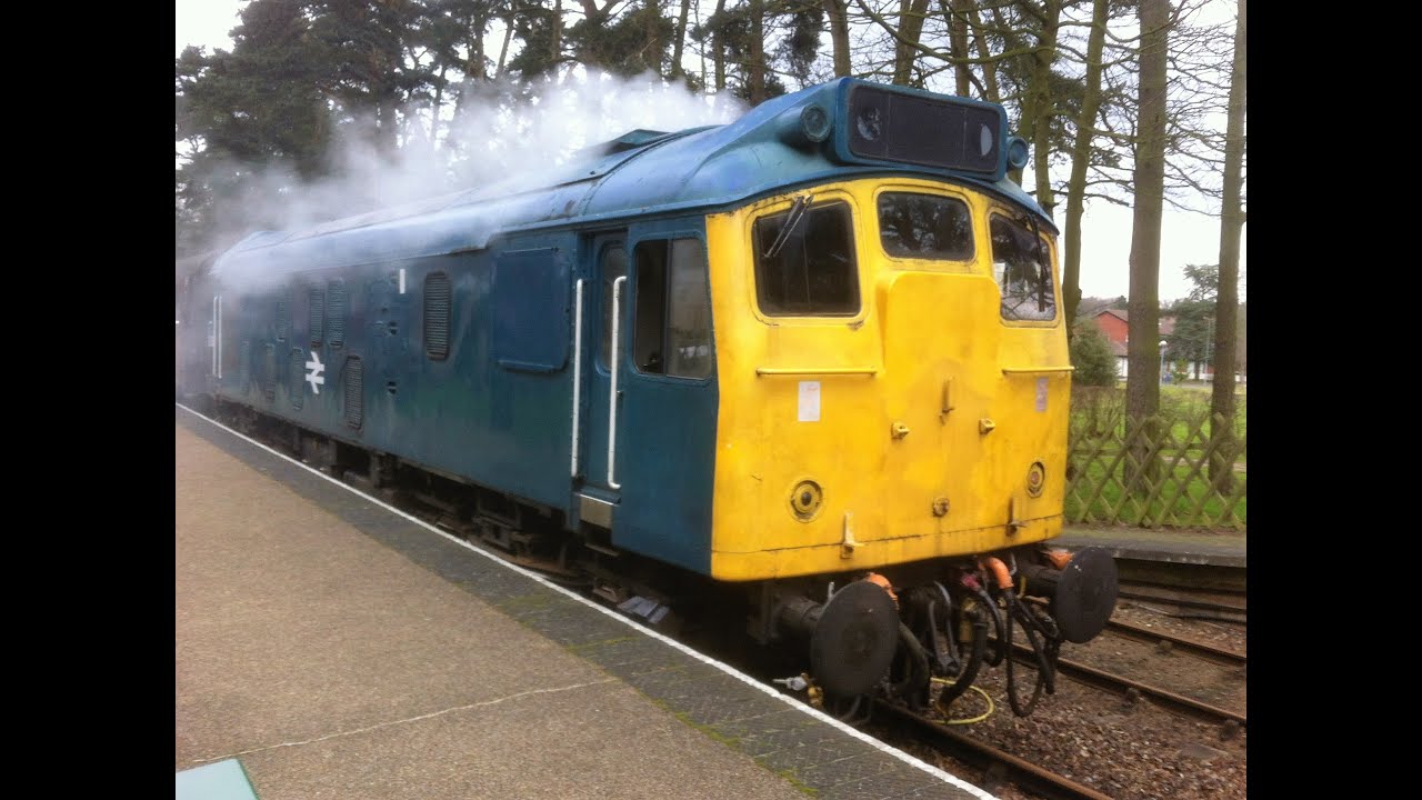 Ex BR Class 25, 25057 on the North Norfolk Railway. 13th February 2016