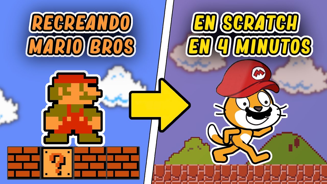 He creado Super Mario Bros pero en Scratch