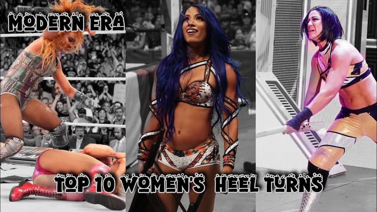 Top 10 WWE Women&rsquo;s Heel Turns of the Modern Era || Collab with @Aidensworld-d  || #davidspiteful