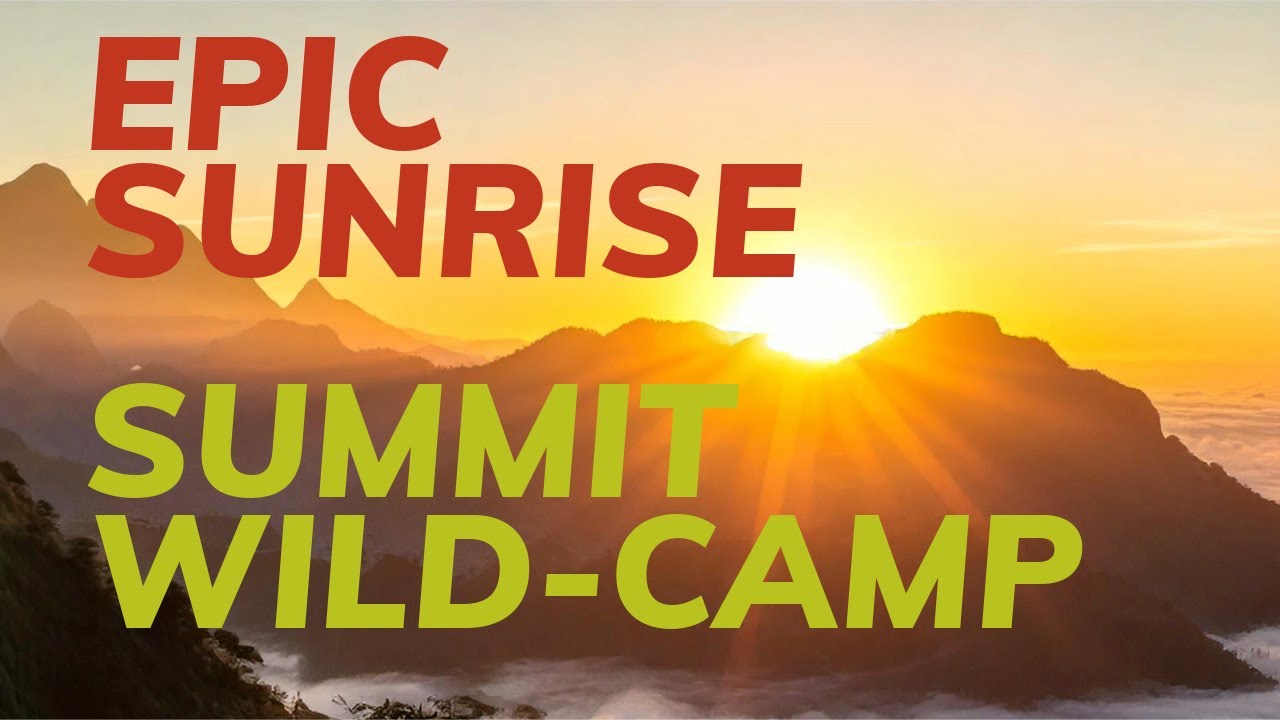 Mountain Summit Adventure: Stunning Views High in Scotland Mountains - A Sunrise Sent From Heaven