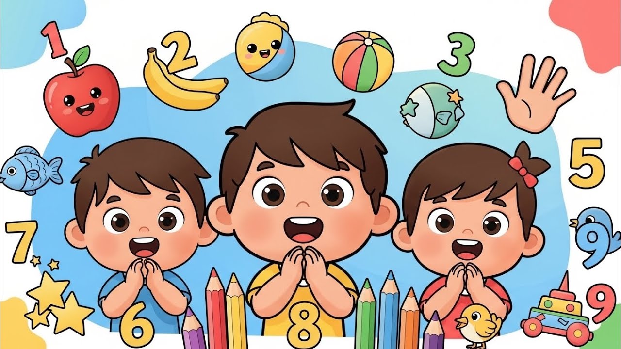 1 से 10 गिनती | Hindi Counting Rhyme for Kids | Learn Numbers | Kids Rhymes Hindi