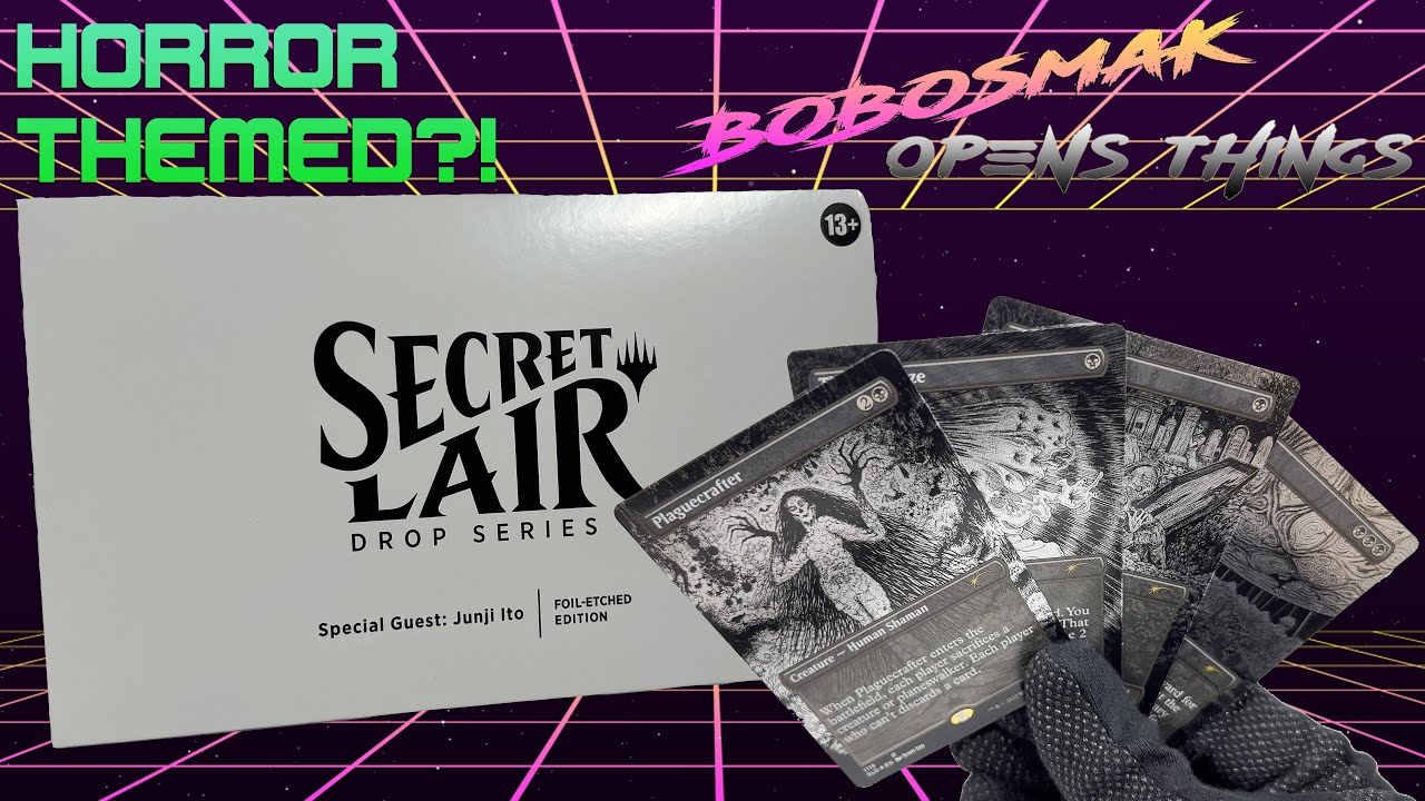 Распаковка: Secret Lair x Junji Ito (Magic the Gathering) ФОЛЬГА!