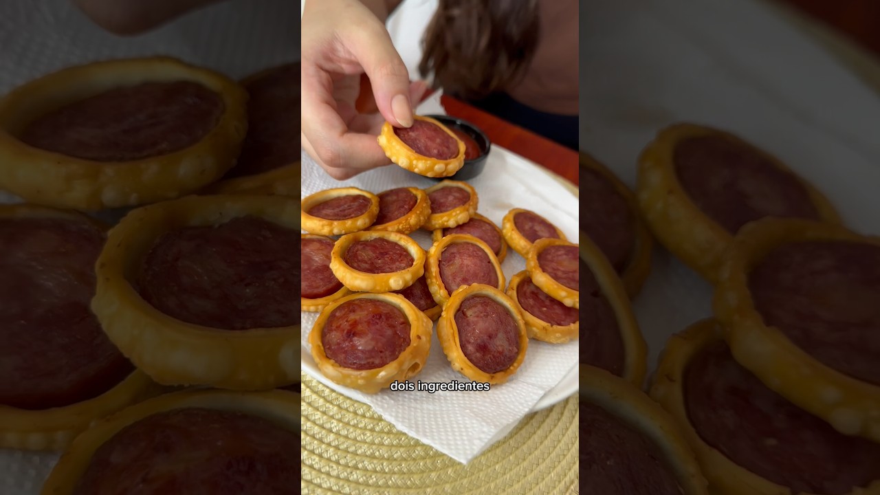 Petiscos com apenas 2 INGREDIENTES 😱🤤