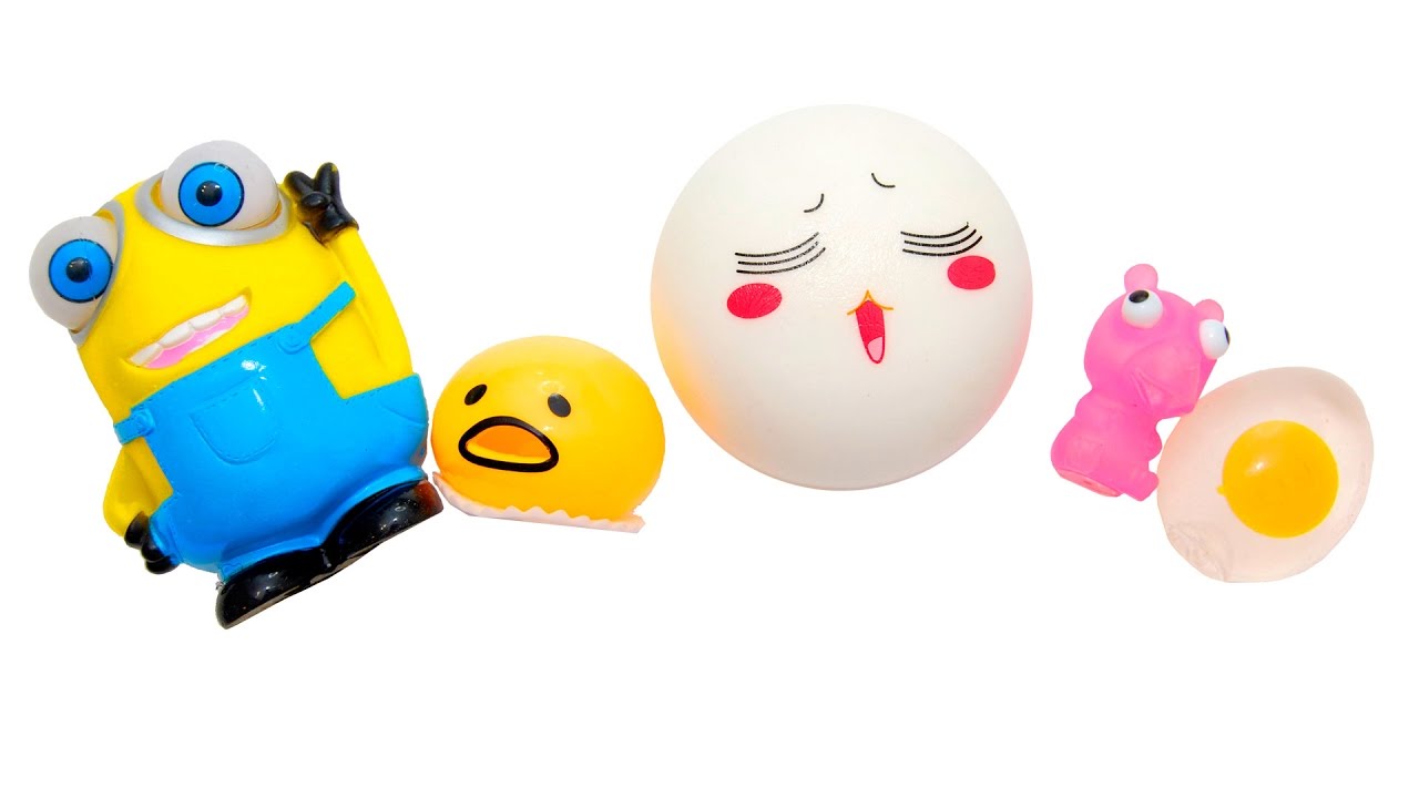 Cortando y abriendo pelotas antiestrés y squishy - Qué Hay Dentro? #5
