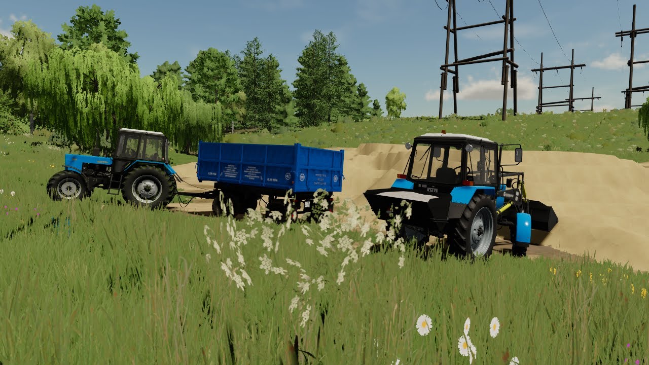 Farming Simulator 22 /продажа песка на мтз 82.1/с.Суворовское